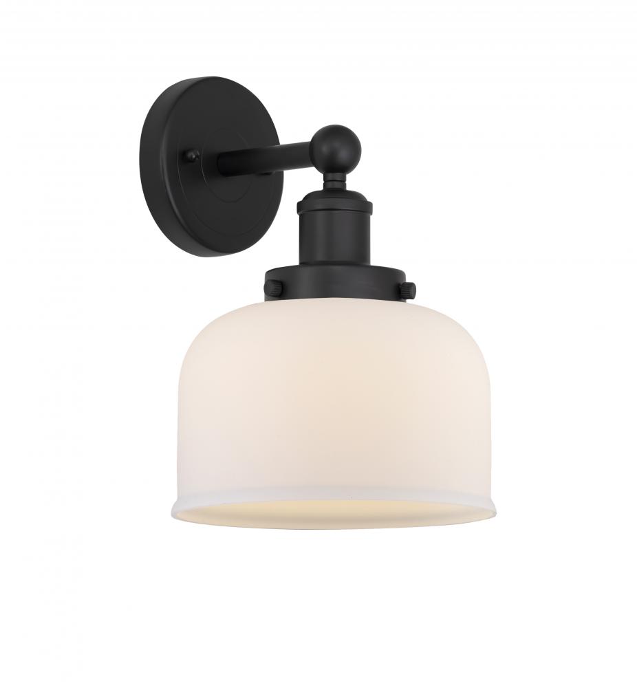 Bell - 1 Light - 8 inch - Matte Black - Sconce