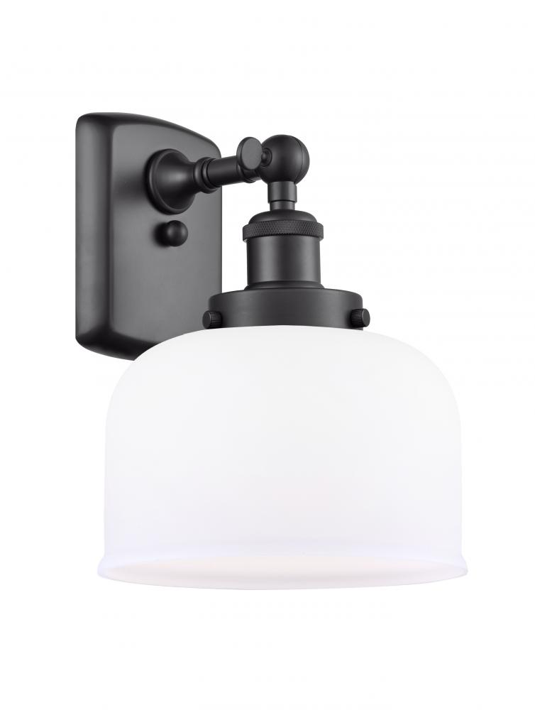 Bell - 1 Light - 8 inch - Matte Black - Sconce