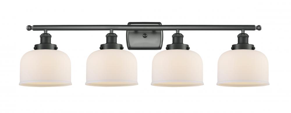 Bell - 4 Light - 38 inch - Matte Black - Bath Vanity Light