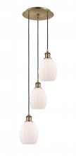 Innovations Lighting 113B-3P-AB-G81 - Eaton - 3 Light - 12 inch - Antique Brass - Cord Hung - Multi Pendant