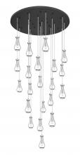 Innovations Lighting 148BK-451-1P-SN-G451-5CL-20 - Owego - 21 Light - 48 inch - Brushed Satin Nickel - Multi Pendant