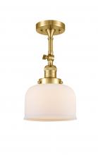 Innovations Lighting 201F-SG-G71 - Bell - 1 Light - 8 inch - Satin Gold - Semi-Flush Mount