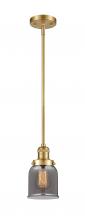 Innovations Lighting 201S-SG-G53 - Bell - 1 Light - 5 inch - Satin Gold - Stem Hung - Mini Pendant