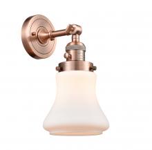 Innovations Lighting 203SW-AC-G191-LED - Bellmont - 1 Light - 7 inch - Antique Copper - Sconce