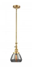 Innovations Lighting 206-SG-G173 - Fulton - 1 Light - 7 inch - Satin Gold - Stem Hung - Mini Pendant