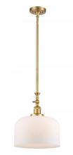 Innovations Lighting 206-SG-G71-L - Bell - 1 Light - 12 inch - Satin Gold - Stem Hung - Mini Pendant