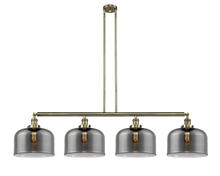 Innovations Lighting 214-AB-G73-L - Bell - 4 Light - 54 inch - Antique Brass - Stem Hung - Island Light