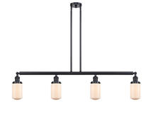 Innovations Lighting 214-BK-G311-LED - Dover - 4 Light - 49 inch - Matte Black - Stem Hung - Island Light