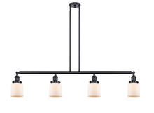 Innovations Lighting 214-BK-G51-LED - Bell - 4 Light - 50 inch - Matte Black - Stem Hung - Island Light