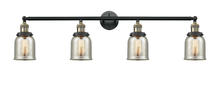 Innovations Lighting 215-BAB-G58 - Bell - 4 Light - 43 inch - Black Antique Brass - Bath Vanity Light