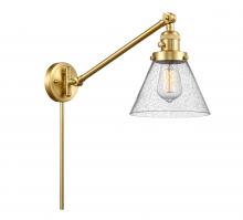 Innovations Lighting 237-SG-G44 - Cone - 1 Light - 8 inch - Satin Gold - Swing Arm