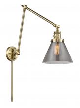 Innovations Lighting 238-AB-G43 - Cone - 1 Light - 8 inch - Antique Brass - Swing Arm