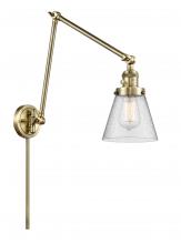 Innovations Lighting 238-AB-G64 - Cone - 1 Light - 8 inch - Antique Brass - Swing Arm