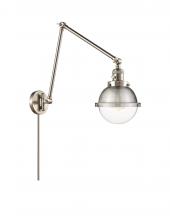 Innovations Lighting 238-SN-HFS-62-SN - Hampden - 1 Light - 7 inch - Brushed Satin Nickel - Swing Arm