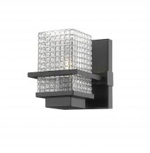 Innovations Lighting 310-1W-BK-CL - Wellfleet - 1 Light - 5 inch - Black - Bath Vanity Light