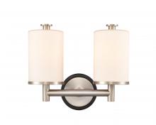 Innovations Lighting 418-2W-BSN-G4181 - Marlowe - 2 Light - 14 inch - Black Satin Nickel - Bath Vanity Light