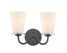 Innovations Lighting 421-2W-BK-G4211 - Scarlett - 2 Light - 14 inch - Matte Black - Bath Vanity Light