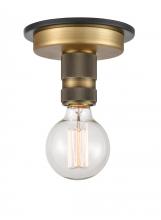 Innovations Lighting 431-1F-BBB - Aurora - 1 Light - 2 inch - Black Brushed Brass - Flush Mount