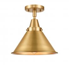 Innovations Lighting 447-1C-SG-M10-SG - Briarcliff - 1 Light - 10 inch - Satin Gold - Flush Mount