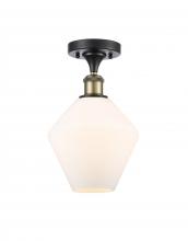 Innovations Lighting 516-1C-BAB-G651-8 - Cindyrella - 1 Light - 8 inch - Black Antique Brass - Semi-Flush Mount