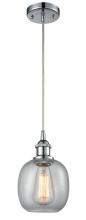 Innovations Lighting 516-1P-PC-G104 - Belfast - 1 Light - 6 inch - Polished Chrome - Cord hung - Mini Pendant