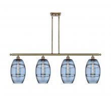 Innovations Lighting 516-4I-AB-G557-8BL - Vaz - 4 Light - 48 inch - Antique Brass - Cord hung - Island Light