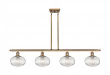 Innovations Lighting 516-4I-BB-G555-8CL - Ithaca - 4 Light - 48 inch - Brushed Brass - Cord hung - Island Light