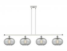 Innovations Lighting 516-4I-WPC-G247-LED - Gorham - 4 Light - 48 inch - White Polished Chrome - Cord hung - Island Light