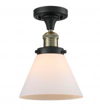 Innovations Lighting 517-1CH-BAB-G41 - Cone - 1 Light - 8 inch - Black Antique Brass - Semi-Flush Mount