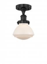 Innovations Lighting 616-1F-BK-G321 - Olean - 1 Light - 7 inch - Matte Black - Semi-Flush Mount