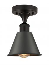 Innovations Lighting 616-1F-OB-M8-OB - Smithfield - 1 Light - 7 inch - Oil Rubbed Bronze - Semi-Flush Mount