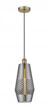 Innovations Lighting 616-1P-AB-G683-7 - Windham - 1 Light - 7 inch - Antique Brass - Cord hung - Mini Pendant