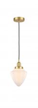 Innovations Lighting 616-1PH-SG-G661-7 - Bullet - 1 Light - 7 inch - Satin Gold - Cord hung - Mini Pendant