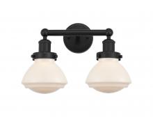 Innovations Lighting 616-2W-BK-G321 - Olean - 2 Light - 16 inch - Matte Black - Bath Vanity Light