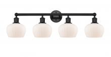 Innovations Lighting 616-4W-BK-G91 - Fenton - 4 Light - 34 inch - Matte Black - Bath Vanity Light