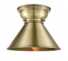 Innovations Lighting 623-1F-AB-M10-AB - Briarcliff - 1 Light - 10 inch - Antique Brass - Flush Mount