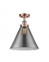 Innovations Lighting 916-1C-AC-G43-L - Cone - 1 Light - 12 inch - Antique Copper - Semi-Flush Mount