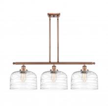 Innovations Lighting 916-3I-AC-G713-L - Bell - 3 Light - 36 inch - Antique Copper - Stem Hung - Island Light