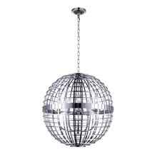 CWI Lighting 9974P22-5-601 - Niya 5 Light Chandelier With Chrome Finish