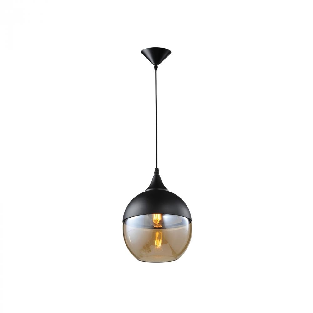 Robertson Blvd. 1 Light Black / Bronze Pendant