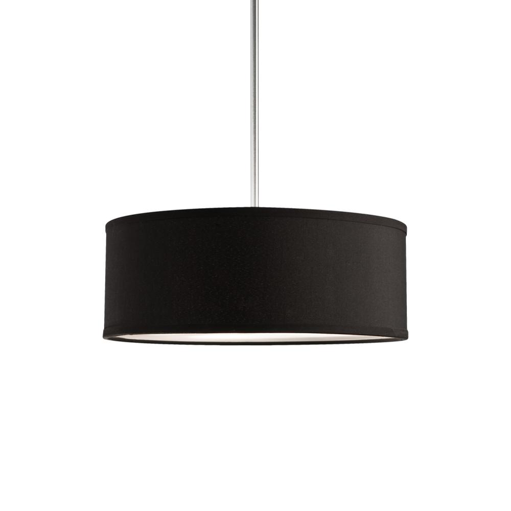 Gregory 15-in Black 3 Lights Pendant