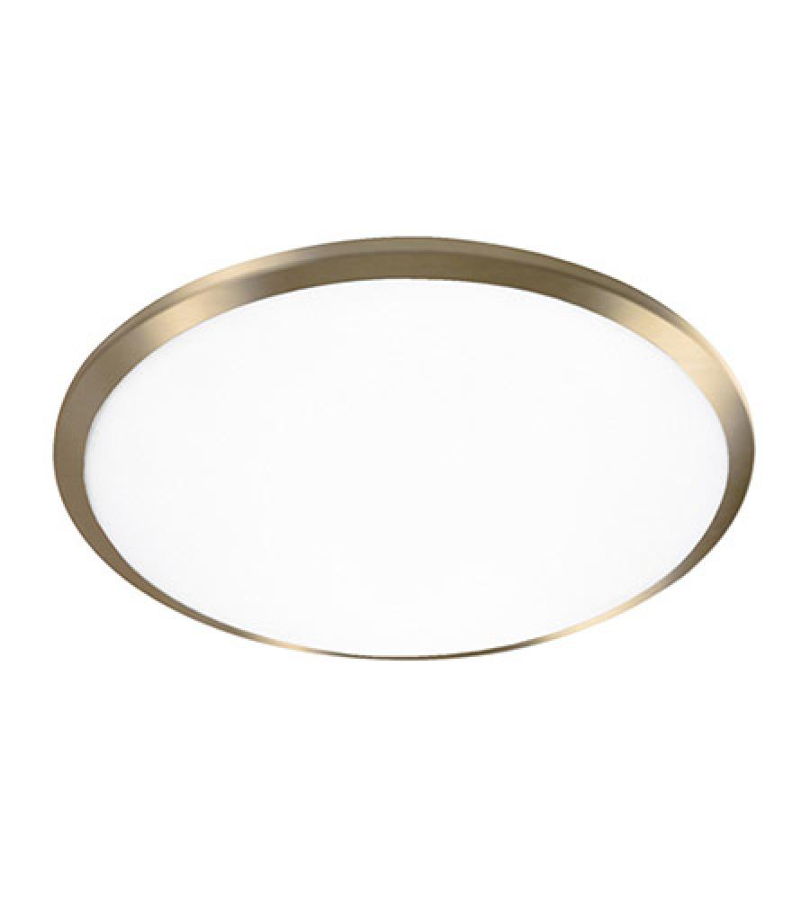 Malta 15-in Brushed Gold LED Flush Mount