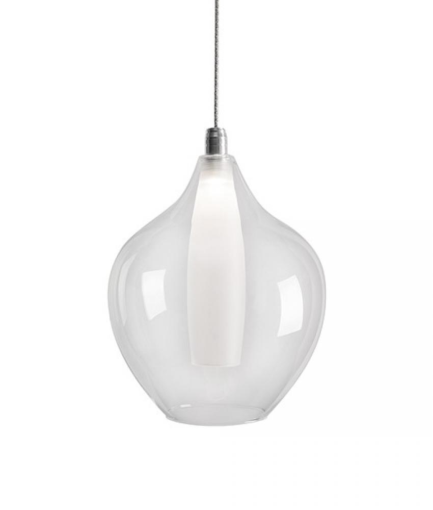 Victoria 7-in Chrome LED Pendant