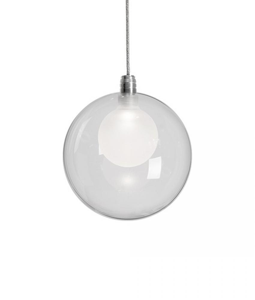 Bolla 6-in Chrome LED Pendant