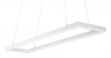 Kuzco Lighting Inc PD61255-WH - Piazza - Rectangular Pendant with Powder Coated Extruded Aluminum