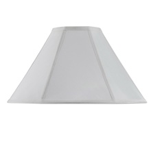 CAL Lighting SH-8101/19-WH - 12" Tall White Fabric Shade