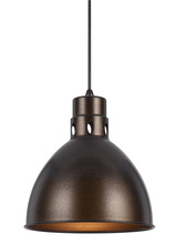 CAL Lighting UP-1109-6-RU - 150W Webster Metal Pendant