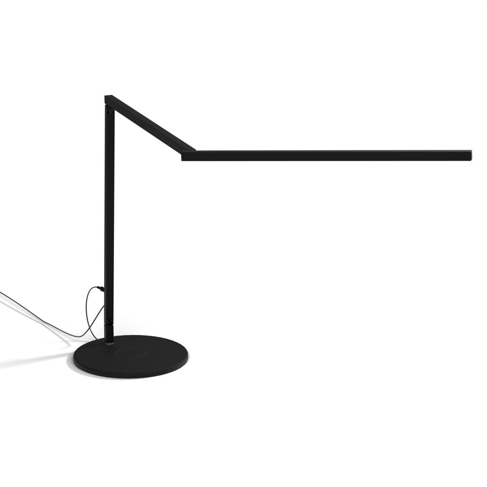 Z-Bar PRO LED Desk Lamp Gen 4 (Matte Black) with Wireless Charging Base