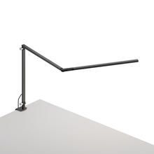 Koncept Inc AR3200-CD-MBK-CLP - Z-Bar slim Desk Lamp with one-piece desk clamp (Cool Light; Metallic Black)