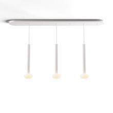 Koncept Inc CMP-L3-S-16-MWT+NA+GLB - Combi Pendant 16" Linear 3 Combo Matte White with Matte White Canopy